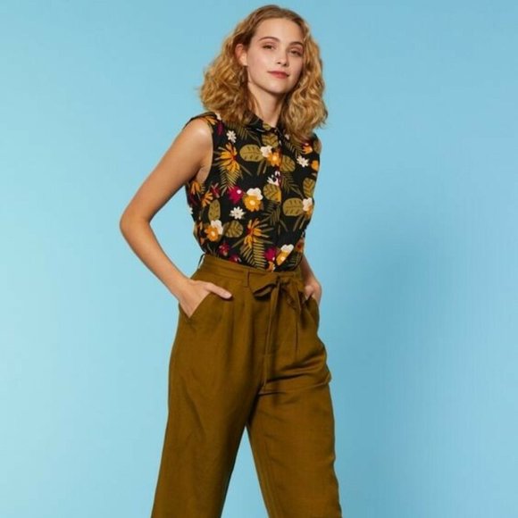 PRINCESS HIGHWAY Parrot Cotton Collared Blouse NWT - Picture 5 of 9